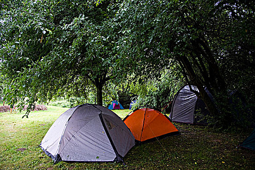 野营帐篷,巴登符腾堡,德国