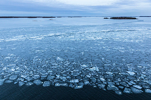 芬兰,赫尔辛基,浮冰,风景,波罗的海