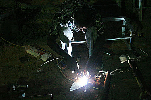 焊接,工作,拉各斯,尼日利亚,2008年