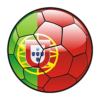 葡萄牙,旗帜,足球