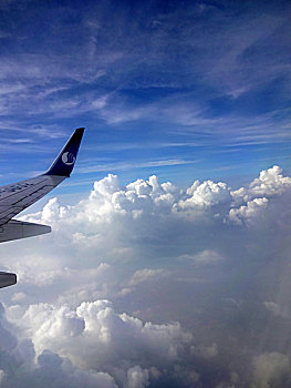 高空飞行,空中美景