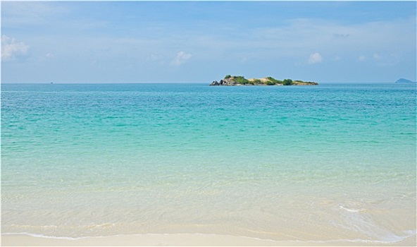 热带沙滩,清水,泰国