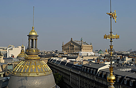 风景,注视,加尼叶,歌剧院,房子,巴黎,法国,欧洲