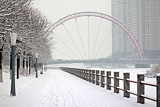 雪后北戴河