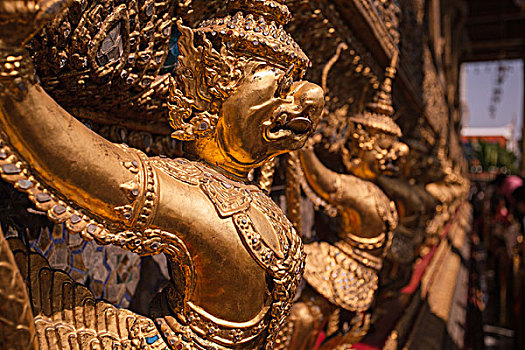 雕塑,皇宫,寺院,曼谷,泰国