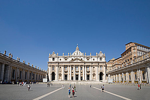 大教堂,梵蒂冈城,罗马,拉齐奥,意大利,欧洲