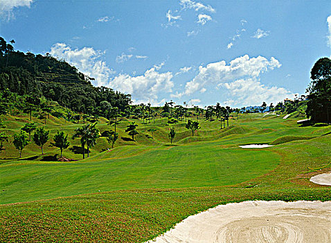 高尔夫球场,高地,马来西亚