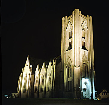 天主教,教堂,雷克雅未克,冰岛