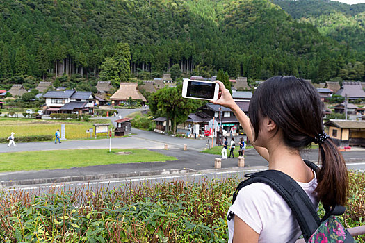女人,照相,手机,日本