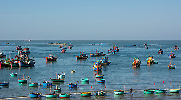 越南美奈渔村