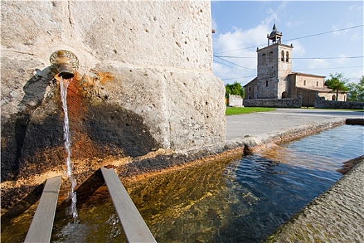 喷泉,布尔戈斯,卡斯蒂利亚,西班牙