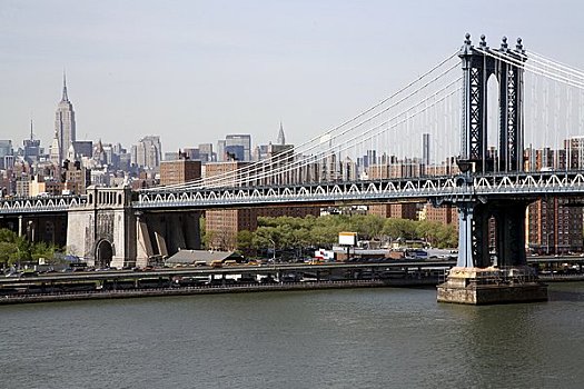 美国,纽约,曼哈顿大桥