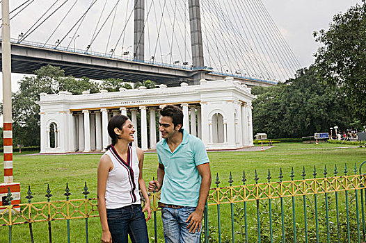 伴侣,纪念,桥,背景,加尔各答,西孟加拉,印度