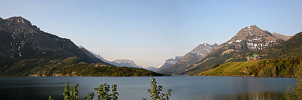 加拿大落基山华特顿湖