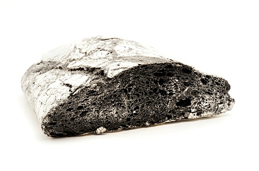 黑色,木碳,面包