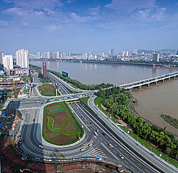 松花江外滩建筑景观