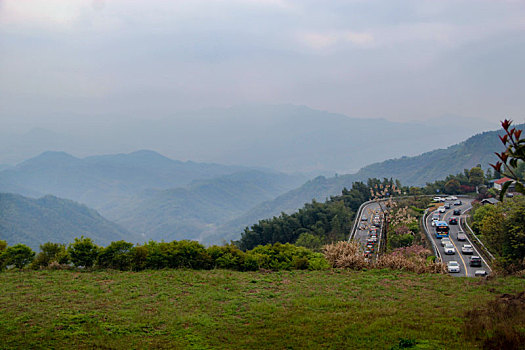 盘山公路,道路,蜿蜒山路