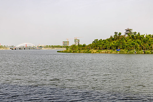 郓城县,南湖公园风光