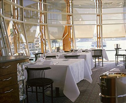 海边,餐馆,玻璃,澳大利亚