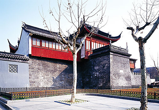 上海老城墙大景阁