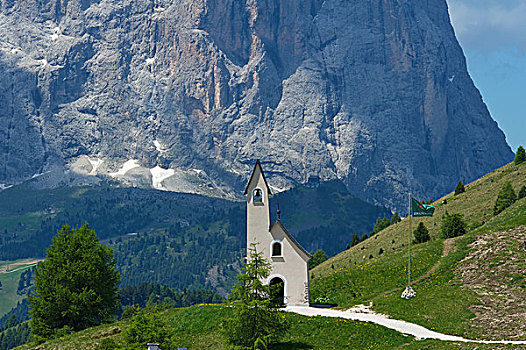 小教堂,白云岩,瓦尔盖尔迪纳,特兰迪诺,南蒂罗尔,意大利