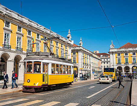 历史,有轨电车,里斯本,葡萄牙,欧洲