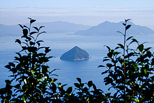 风景,岛屿,日本海