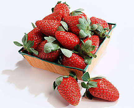 草莓,品脱,托盘