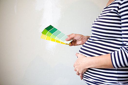 孕妇,色板