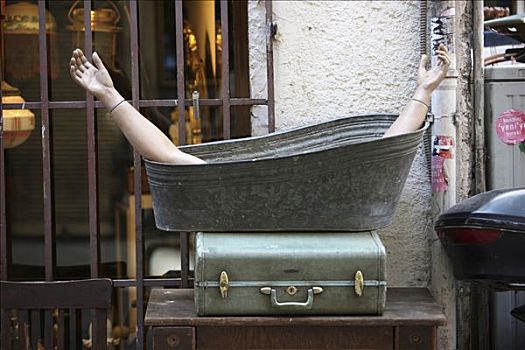 手臂,浴室,古董店,伊斯坦布尔,土耳其