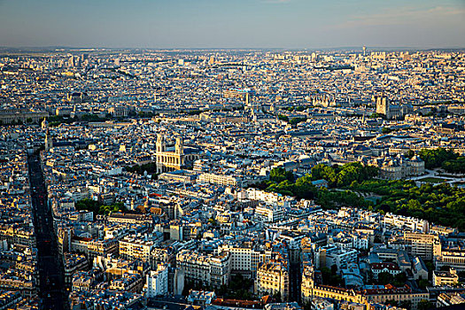 俯视,圣徒,建筑,巴黎,法国