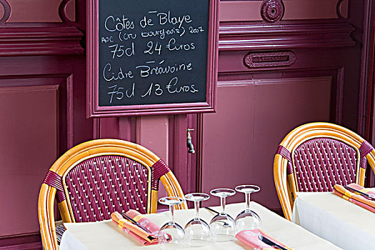 葡萄酒杯,桌子,餐馆,翁弗勒,苹果白兰地,法国