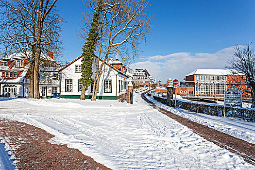 冬天,气氛,车站,东方,下萨克森,德国