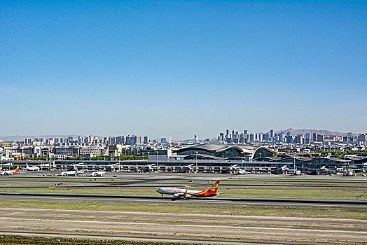 新疆乌鲁木齐地窝堡国际机场全景