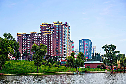 松花江外滩建筑景观