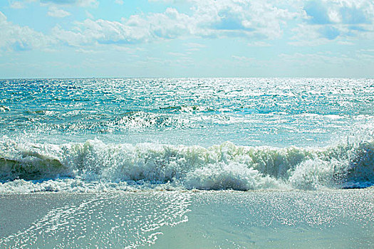 海浪,沙滩,海洋