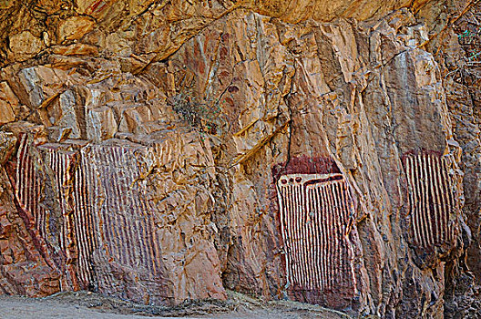 土著,岩石艺术,间隙,东方,山脉,北领地州,澳大利亚