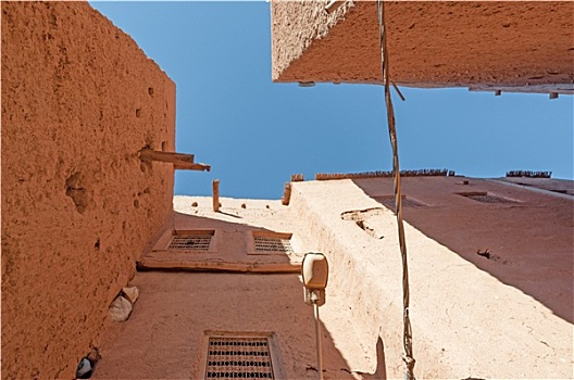 粘土,建筑,摩洛哥,城镇,非洲