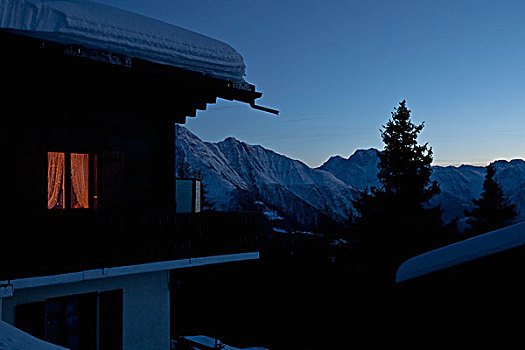 木房子,阿尔卑斯山