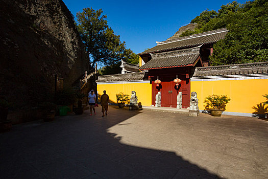 寺庙,外景,大门,阳光