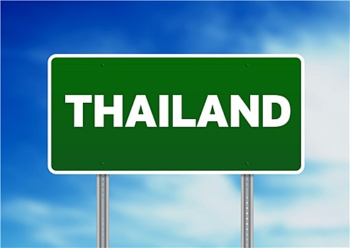 泰国,公路,标识