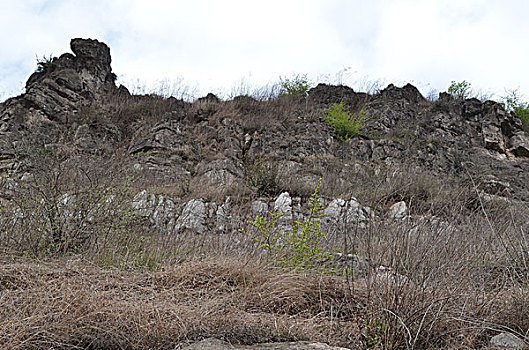 无限风光在险峰,石山,石塔,岩石,石头,亚洲,东亚,中国,贵州,毕节市,威宁县,天空,蓝天,旅行,自然美,白昼,户外,大尖山