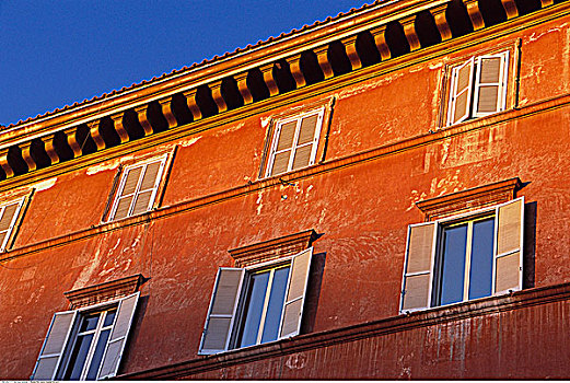 窗户,罗马,意大利