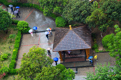 避雨图片