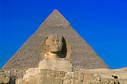 斯芬克斯,卡夫拉金字塔,埃及