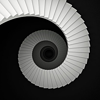 抽象,螺旋楼梯,黑色背景,背景