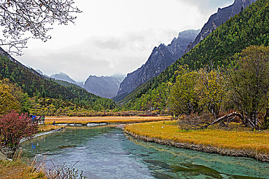 四川稻城亚丁秋景