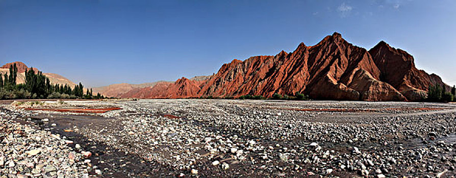 沿,国道,中巴友谊公路,领略帕米尔高原的神秘,红山,沙山,沙河,及,冰山之父,慕士塔格峰下高山冰湖