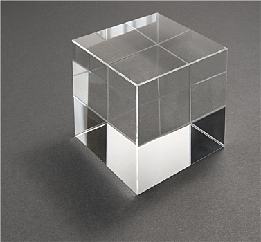 玻璃,立方体,反射