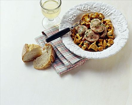 意大利汤团,蘑菇